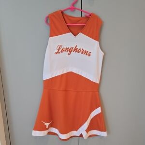 Texas Longhorns Kids Cheer Dress - Orange and White